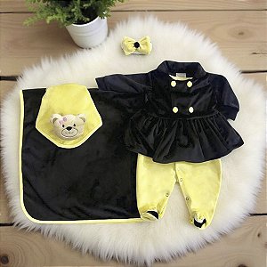 Saida Maternidade para Bebê Jasmine 05 Peças