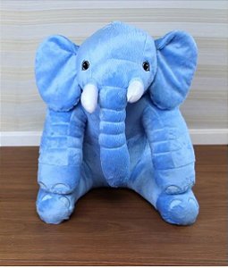 Almofada Travesseiro Elefante News Bebê Dormir Pelúcia 64cm