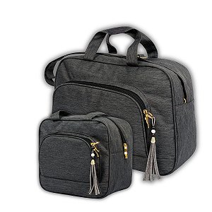 Bolsa Maternidade Nylon 01 peças - Coleção Grey