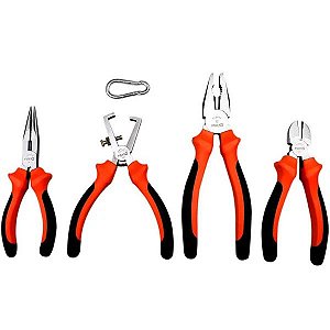 Jogo de Alicates Profissionais 5 peças
