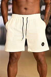 Bermuda Off-White Tricot Pingente