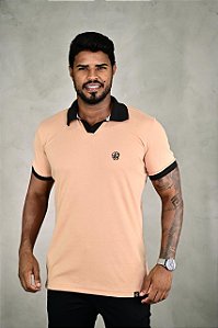 Polo Cappuccino DB Preto Gola V