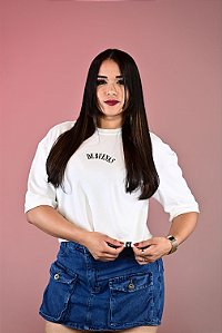 Oversized Off-White Feminina Street