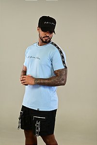 Camisa Azul Bebê Elástico De Buenas Exclusive