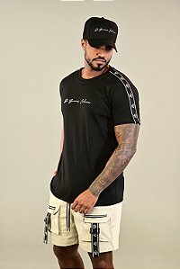 Camisa Preta Elástico De Buenas Exclusive