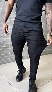 Calça Preta Casual Skinny De Buenas