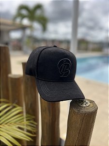 Boné Preto DB Suede