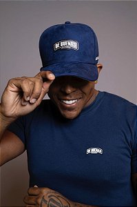 Boné Azul Marinho Emborrachado