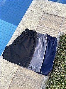 Kit 3 Bermudas Tecnológicas Impermeáveis De Buenas Tactel Elastano