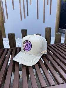 Boné Bege Circular Furta-Cor De Buenas