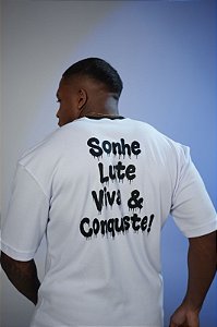 Oversized Branca Vibes De Buenas