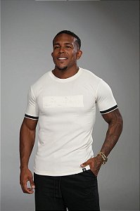 Camisa Off-White Algodão Peruano Alto Relevo 3D De Buenas