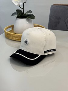 Boné Off-White Suede Pingente De Buenas
