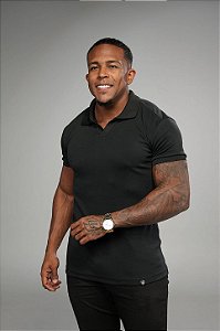 Camisa Polo All Black Algodão Egípcio De Buenas
