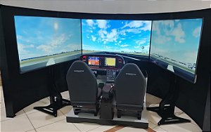 Simulador CIRRUS SR20/SR22 - Simulador de voo Profissional
