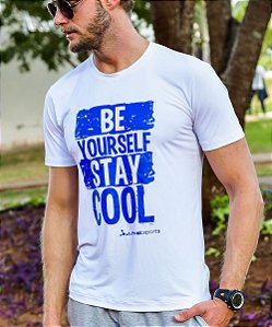 Camiseta Masculina Manga Curta com Proteção UV 50+ Be Cool
