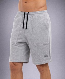 Bermuda Masculina Moletom Mescla