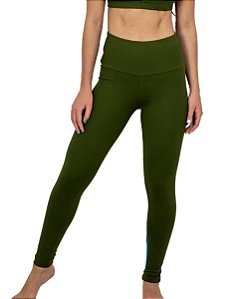 Calça Legging Feminina Cós Alto Roxa - Lithe