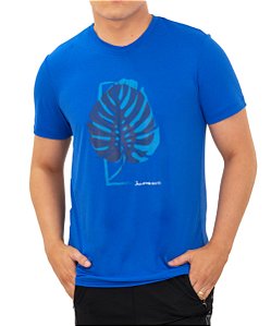 Camiseta Dry Masculina Costela de Adão Azul