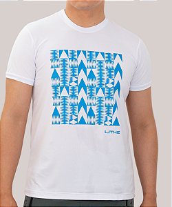 Camiseta Dry Masculina Thermo Branca Pixel