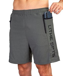 Shorts Masculino com Bolsos Funcionais Lithe Sports Musgo