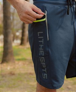 Shorts Masculino com Bolsos Funcionais Lithe Sports Grafite