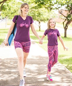 Camiseta Feminina Dry Bike Move Roxa