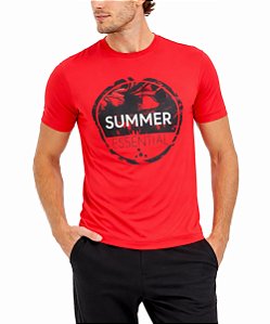 Camiseta Masculina Térmica Summer Vermelha