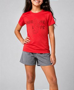 Camiseta Dry Infantil Marine Life Vermelho