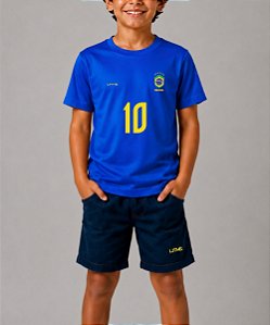 Camiseta Dry Infantil Royal Brasil