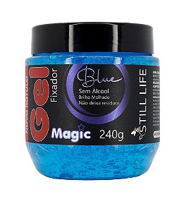 Gel Fixador Magic Gel Blue - azul 240 g