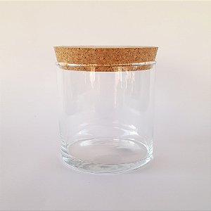 Pote de vidro com Tampa