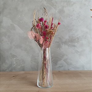 ARRANJO DE FLORES SECAS  SHADES OF ROSES