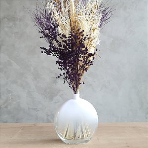 ARRANJO DE FLORES DESIDRATADAS FLOR DA LUA