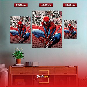 Kit 3 quadrinhos decorativos - Doutor Estranho