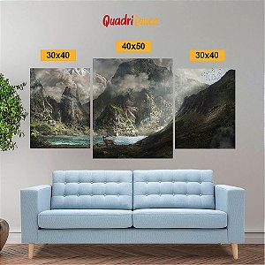 Kit 3 quadrinhos decorativos - Doutor Estranho