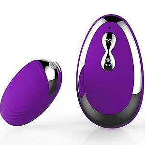 BULLET MASSAGEADOR C/ CONTROLE ENJOY GREEN BABY ROXO - 6751