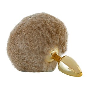 Plug Dourado Pompom Claro  HARD - HA115