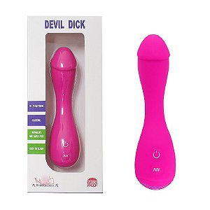 VIBRADOR DEVIL DICK ROSA - 5556