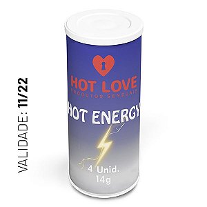 CAPSULAS FUNCIONAIS HOT ENERGY 4UN HOT LOVE - HL22