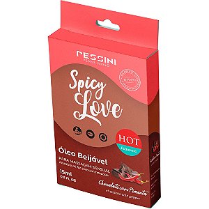 SPICY LOVE GEL HOT CHOCOLATE C/PIMENTA 15ML - PESSINI - 487