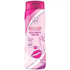 SABONETE ÍNTIMO TUTTI FRUTTI 210ML SOUL COSMETICOS - SOUL15