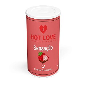 CAPSULAS BEIJÁVEIS SENSAÇÃO 3UN HOT LOVE - HL16