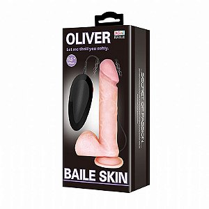 OLIVER PENIS REALISTICO COM VIBRO - 6124