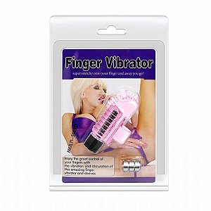 DEDEIRA FINGER VIBRATOR ROXO - 6070