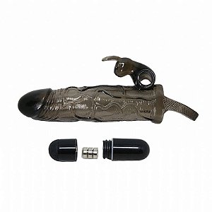 CAPA PENIANA COM VIBRADOR BRAVE MAN - 1204