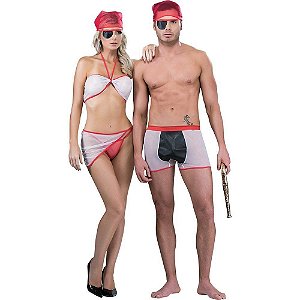 CONJUNTO CASAL PIRATA SEXY FANTASY - 6605