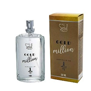 Deo Colônia Gold Million 50 Ml Soul Cosméticos