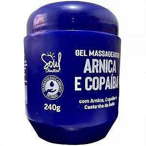 Gel Massageador Arnica e Copaiba 240g Soul Cosméticos