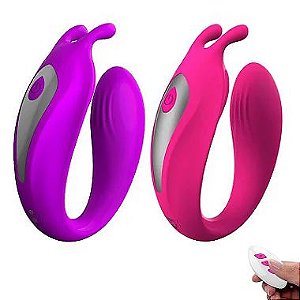 VIBRADOR DE CASAL COM CONTROLE REMOTO MODY - 7403